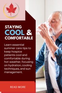 senior-drink-water-blog-title-Staying-Cool-and-Comfortable-Summer-Care-Tips-for-Hospice-Patients-Pinterest-Pin